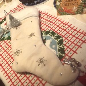 Velvety Christmas stocking